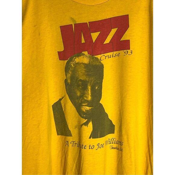 Vintage 90s Joe Williams Jazz Cruise Tee - Picture 2 of 7